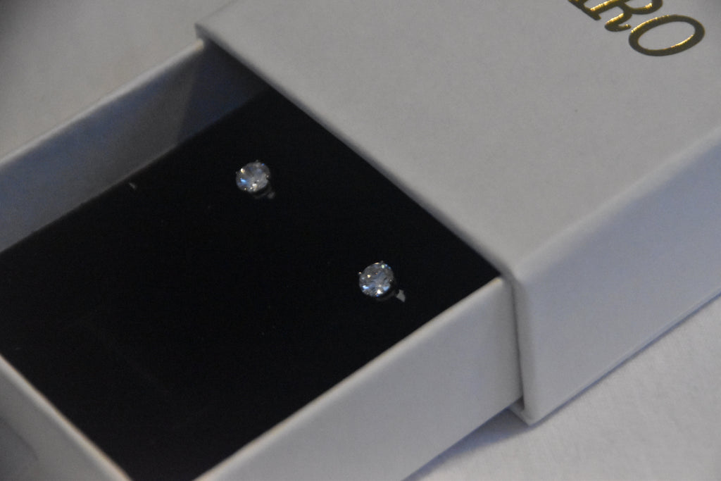 Classic Round Stud Earrings