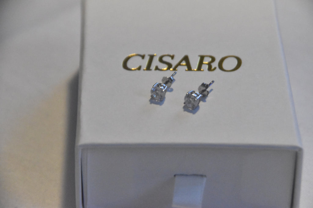 Classic Round Stud Earrings