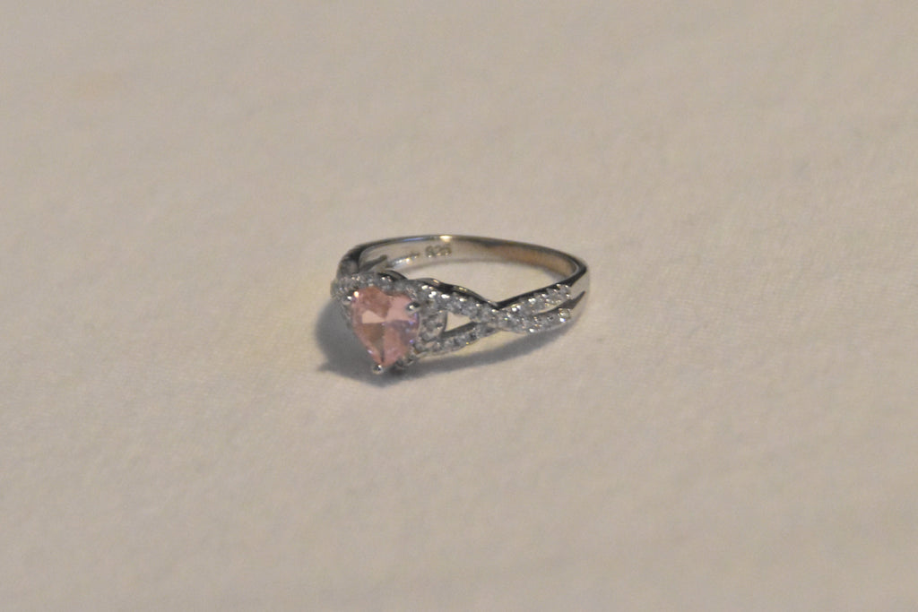 Pink Heart Promise Ring