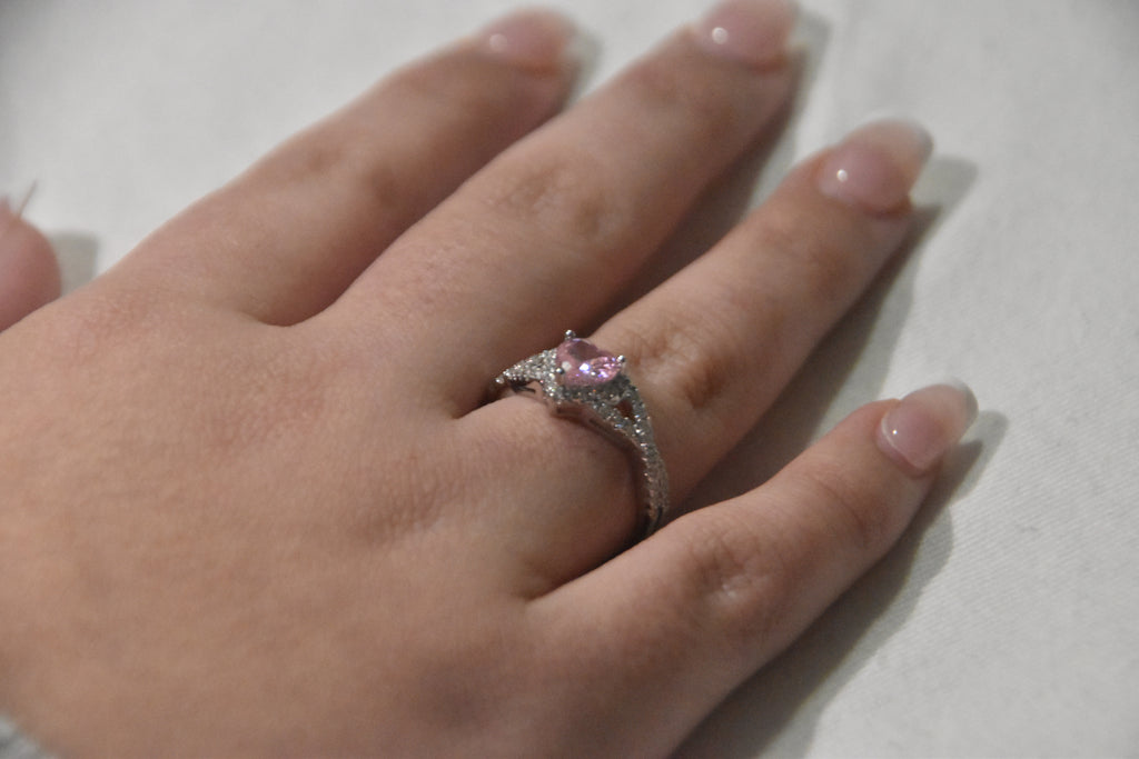 Pink Heart Promise Ring