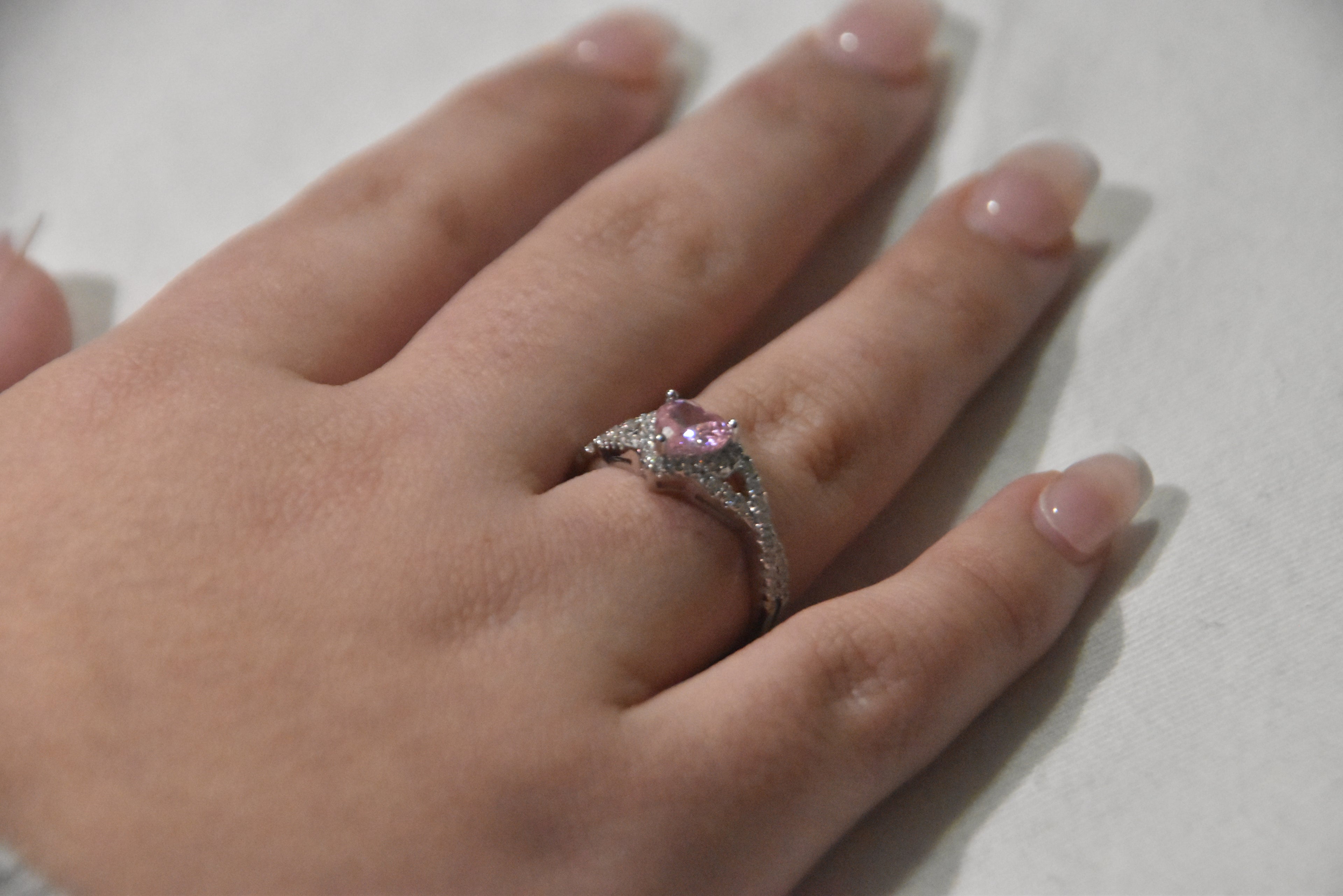 Pink Heart Promise Ring