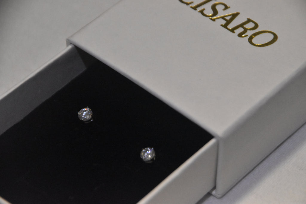 Classic Round Stud Earrings